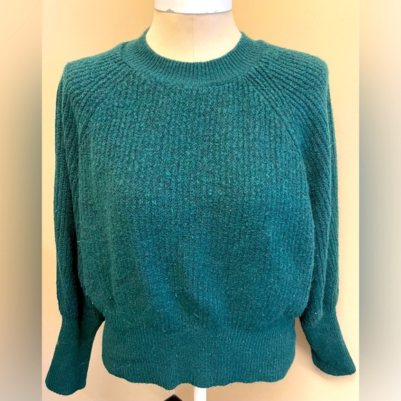 Pull and Bear Knit Long sleeve warm Sweater - Green - women’s Size Small - Picture 1 of 3